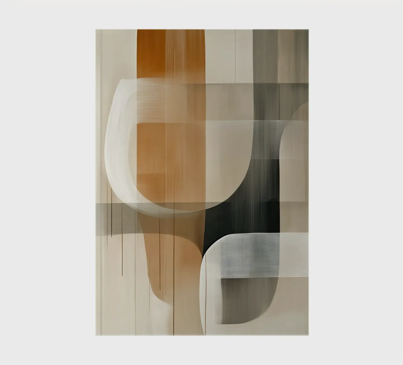 Abstract brown shades notebook by Imagine