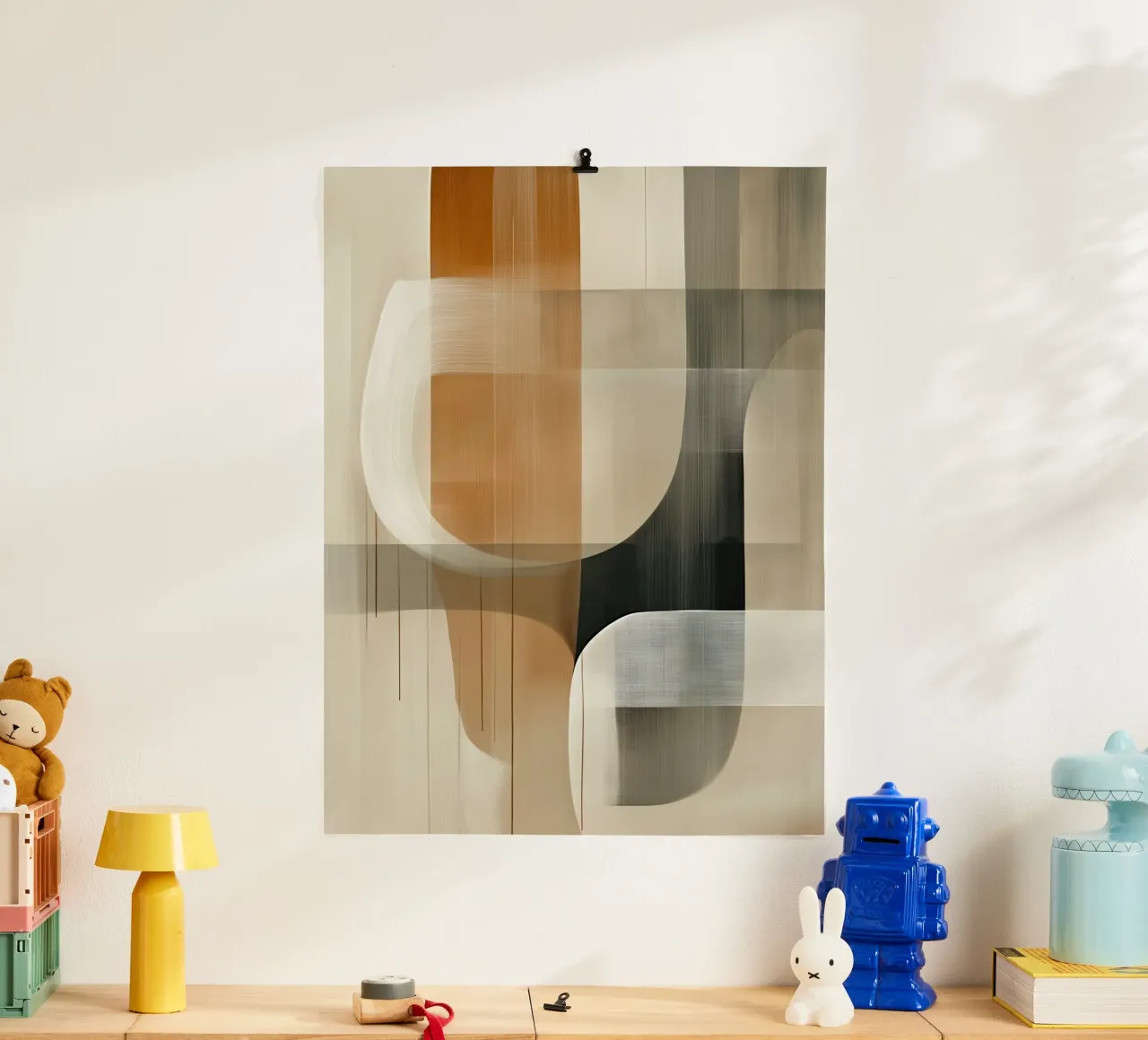 Abstract brown shades hahnemühle by Imagine