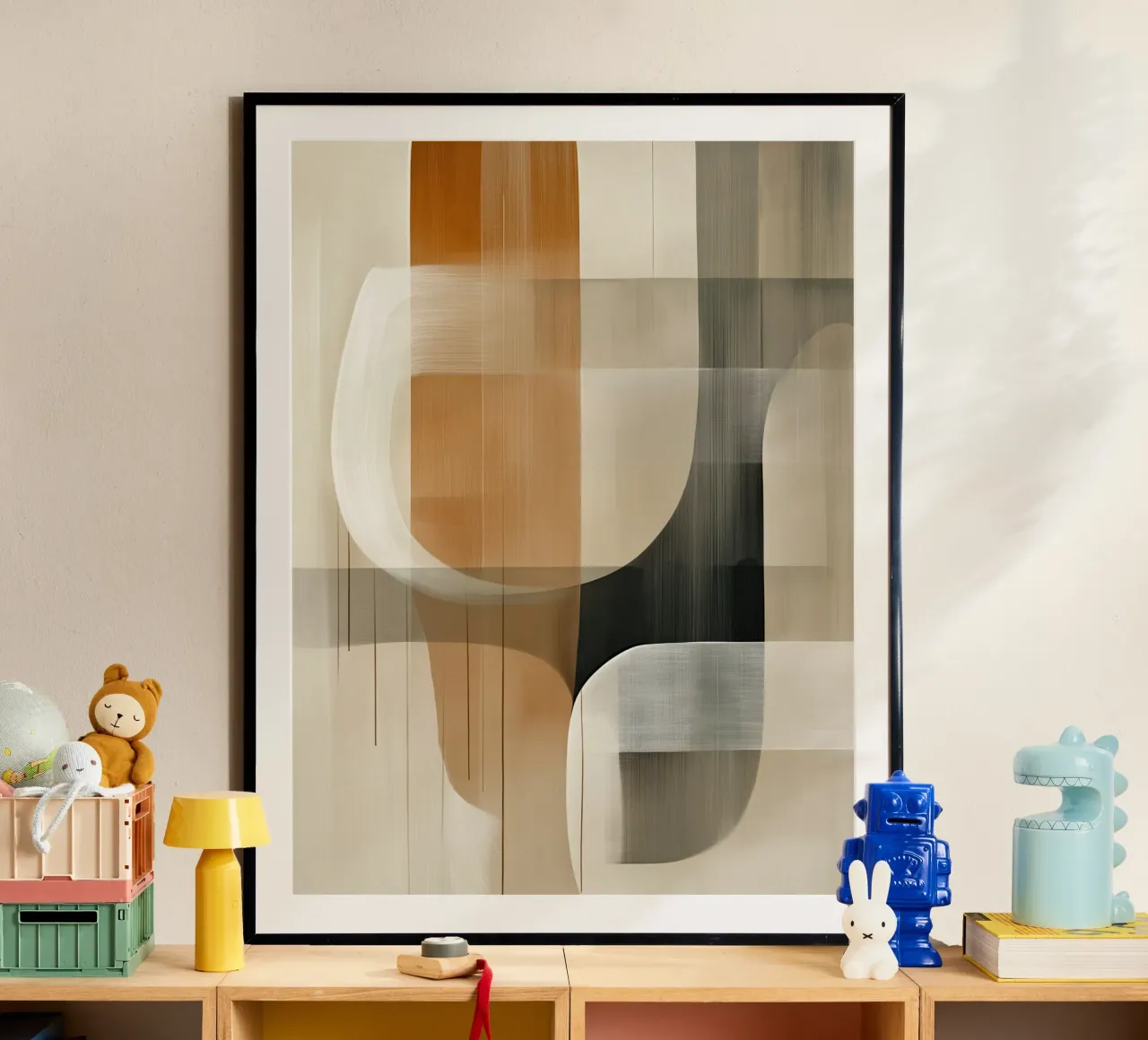 Abstract brown shades hahnemühle by Imagine