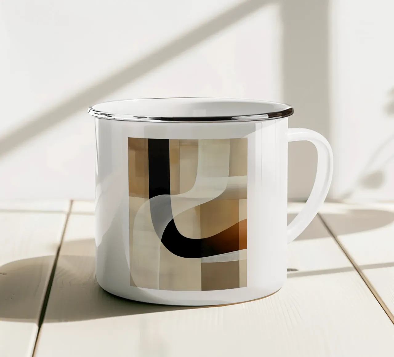 Astratto bohémien tazza in smalto da Imagine