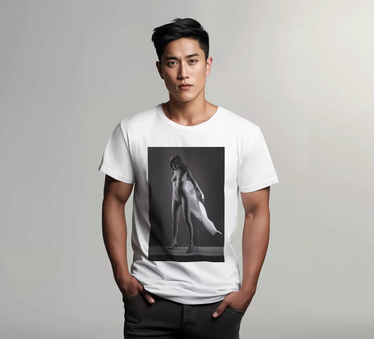 Skye in flight t-shirt da Dave Hare Photography