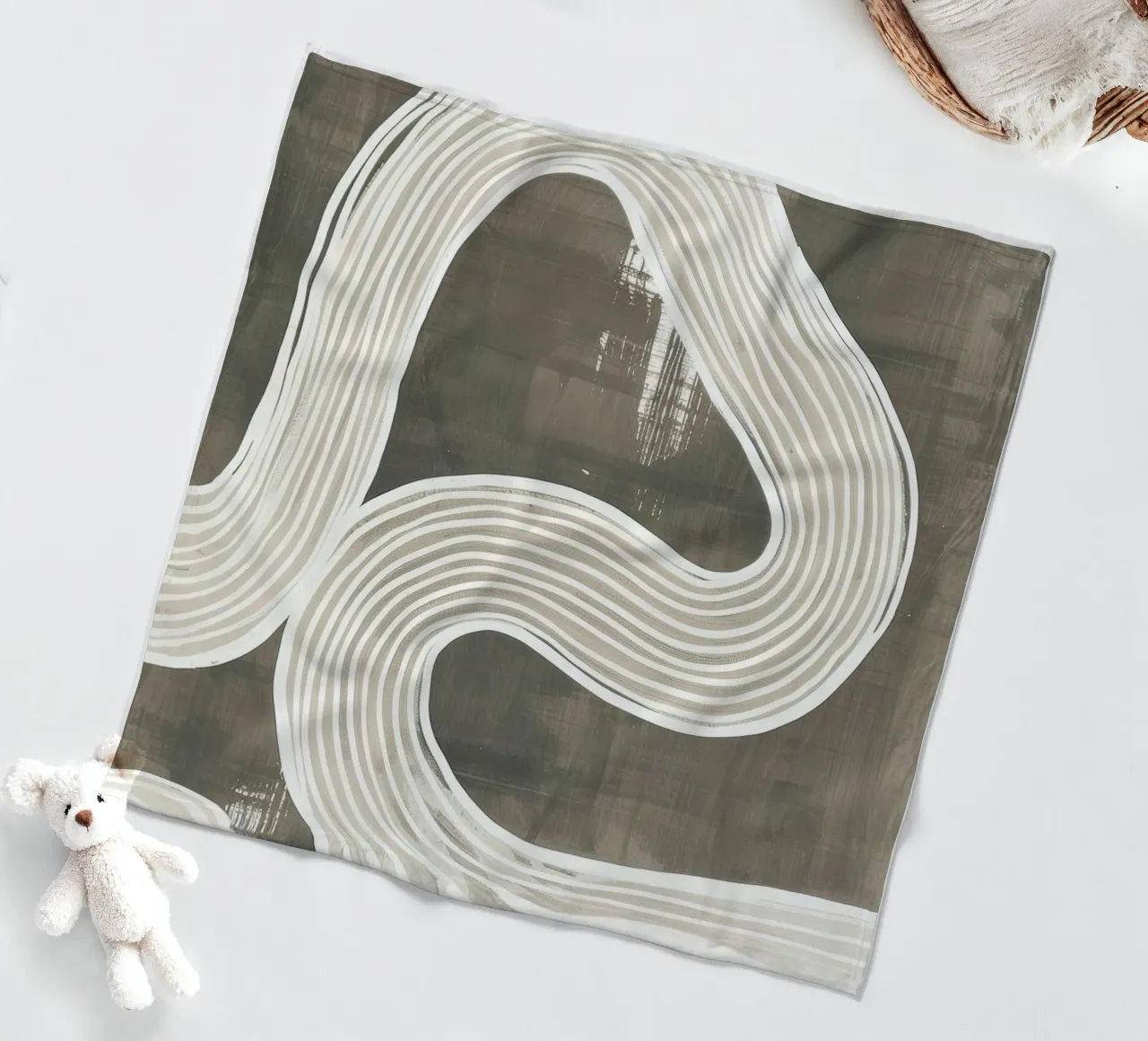 Linee astratte coperta in pile da Imagine