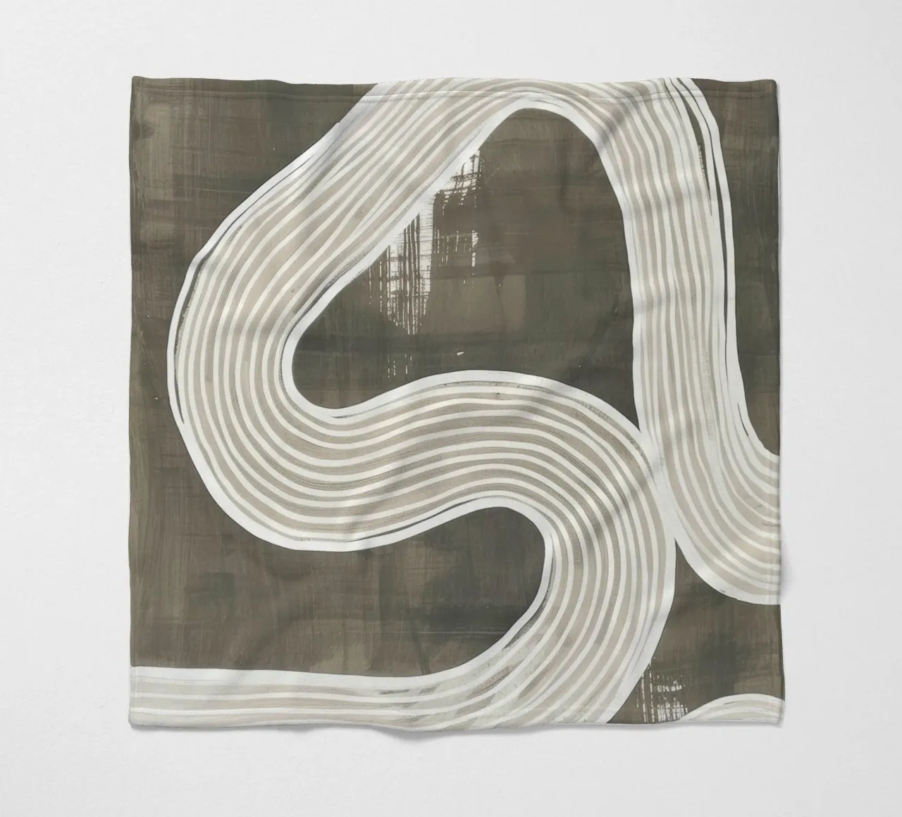 Linee astratte coperta in pile da Imagine