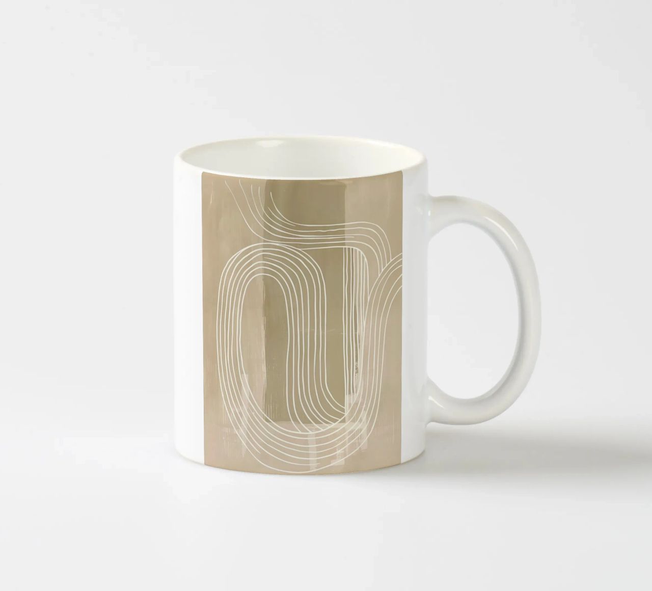 Linee astratte tazza in ceramica da Imagine