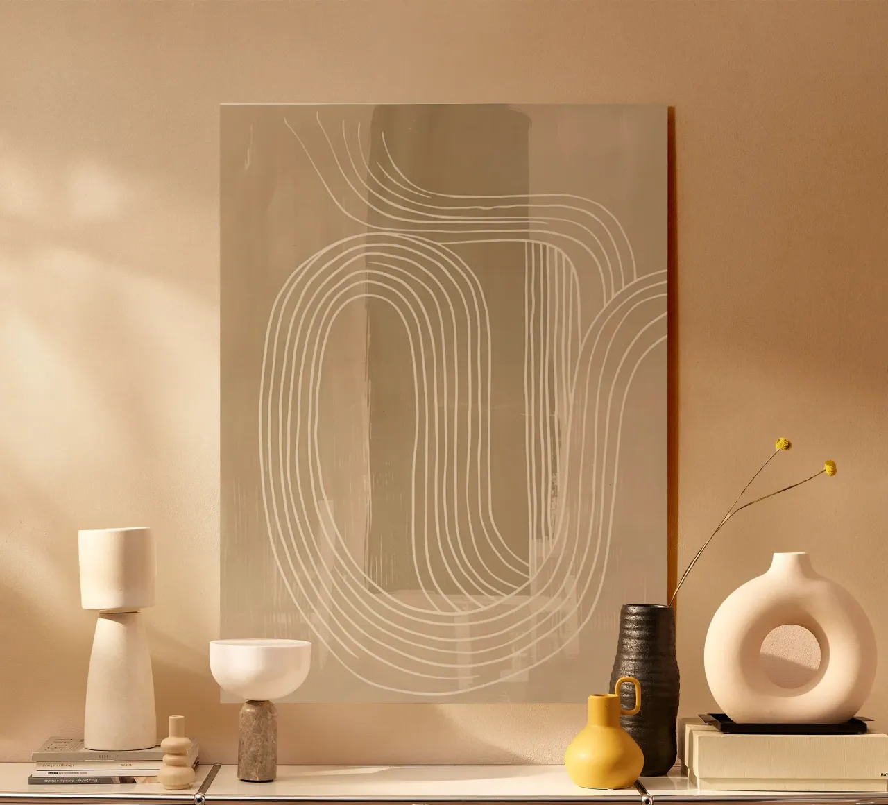 Linee astratte plexiglass da Imagine
