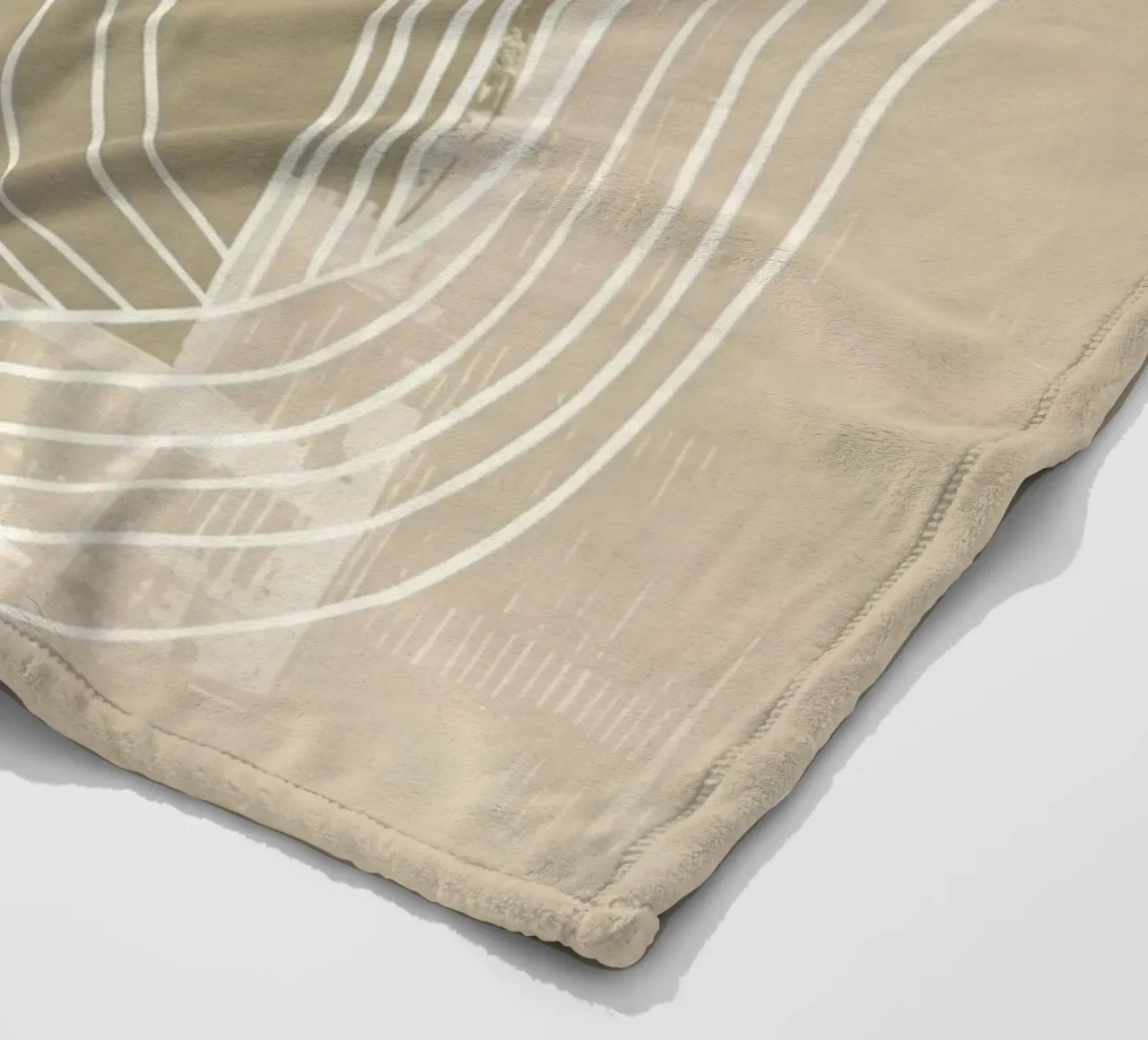 Linee astratte coperta in pile da Imagine