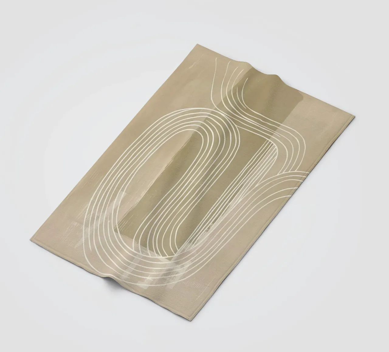 Linee astratte coperta in pile da Imagine