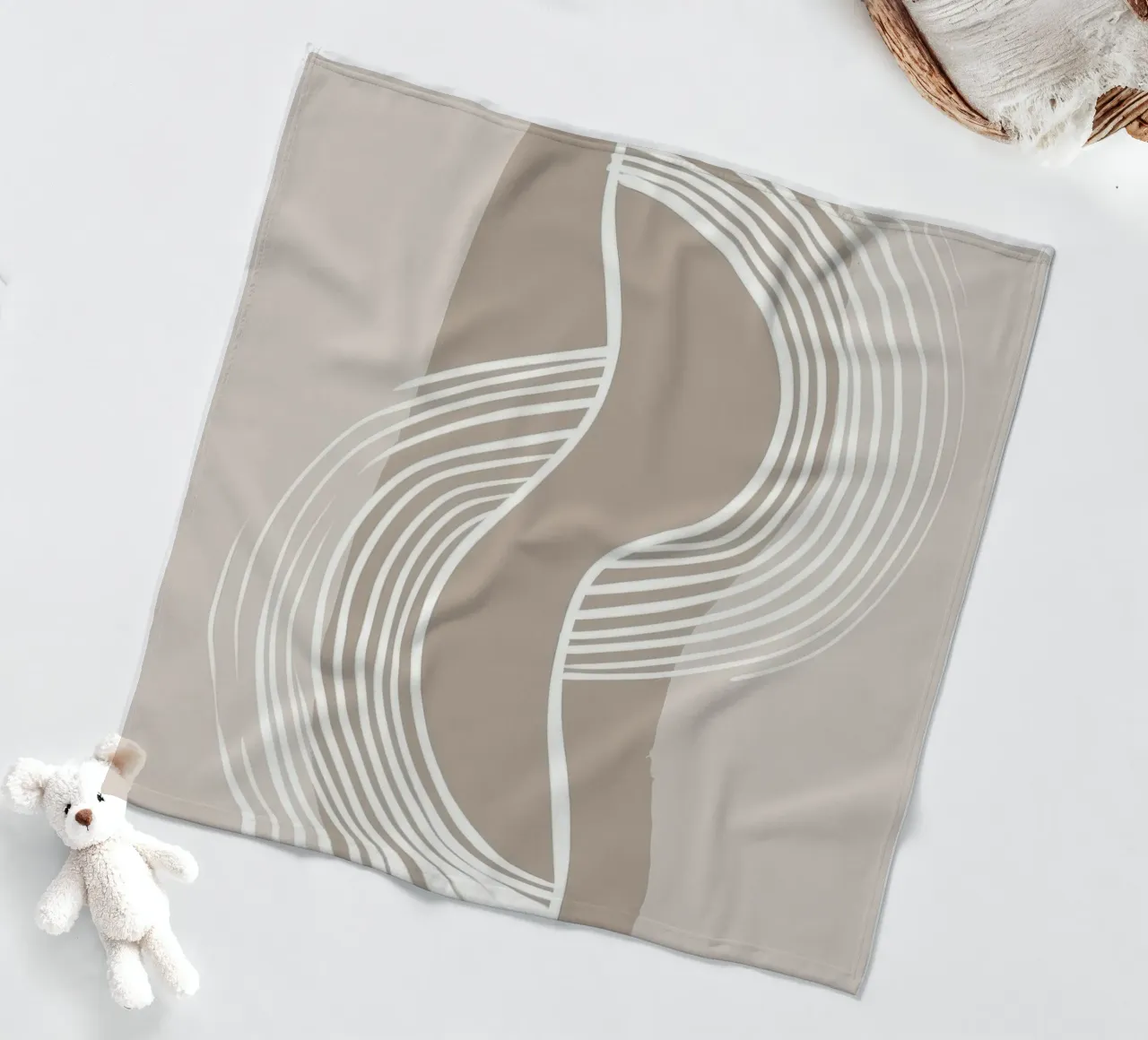 Linee astratte coperta in pile da Imagine