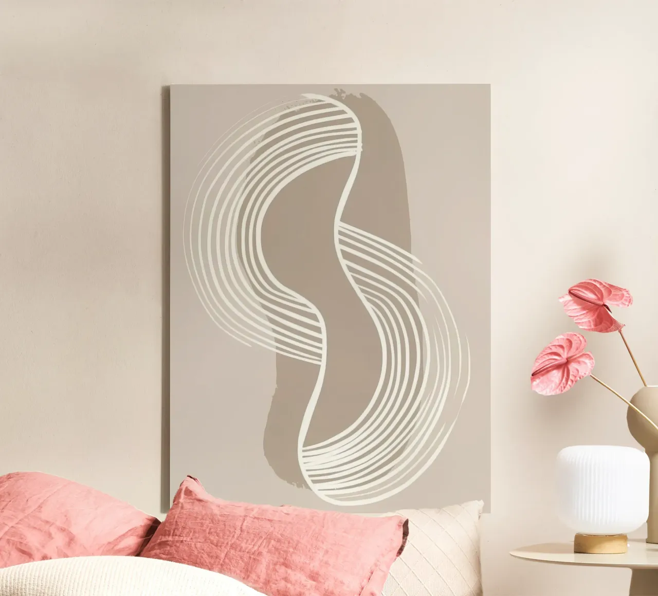 Lines abstract canvas by Imagine