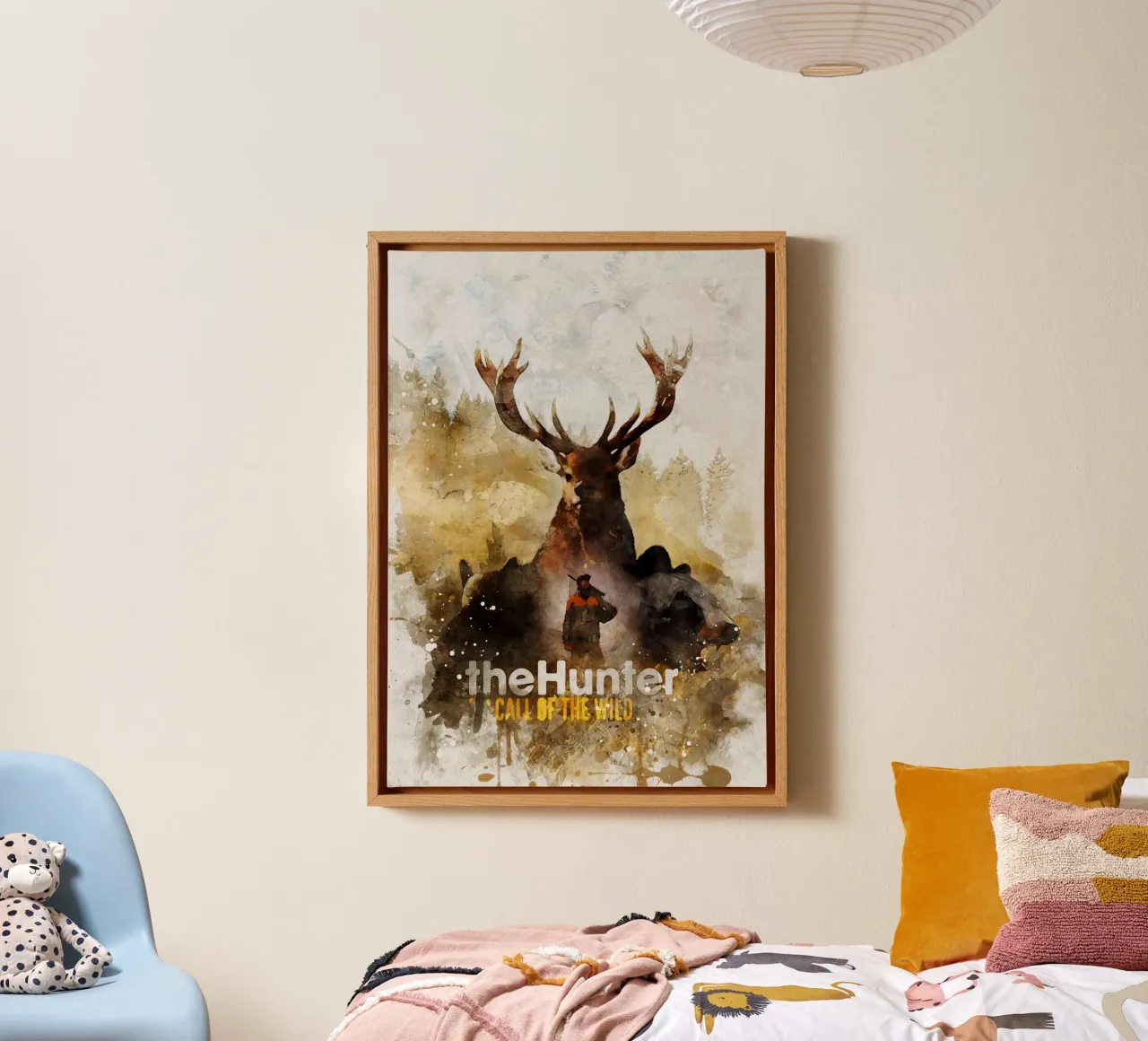 theHunter Call of the Wild canvas met Baklijst van CreativeStudio