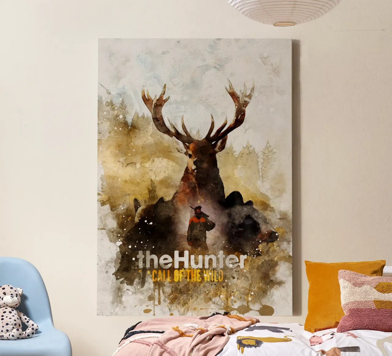 theHunter Call of the Wild canvas met Baklijst van CreativeStudio