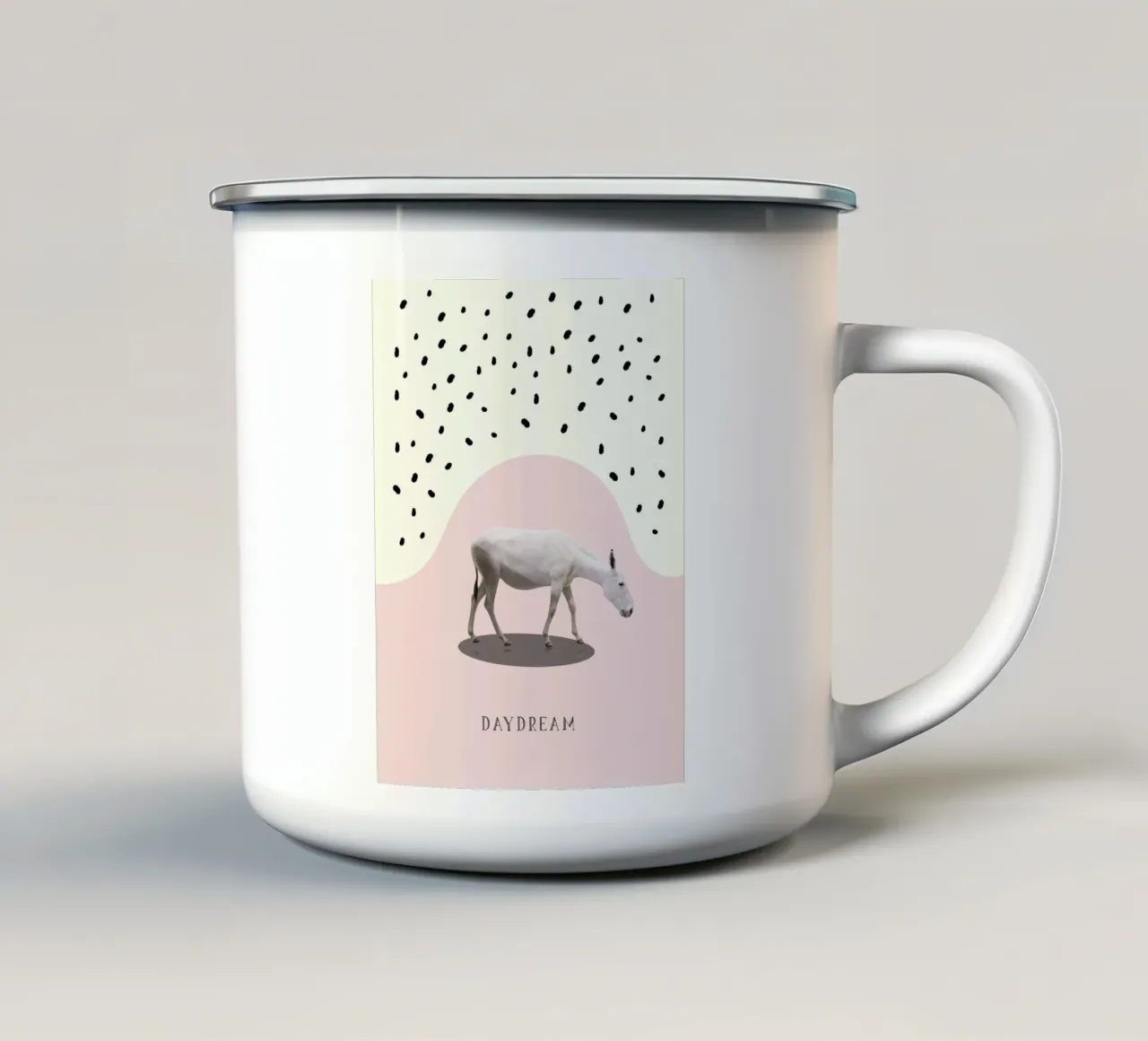 DAYDREAM tazza in smalto da natural neutral