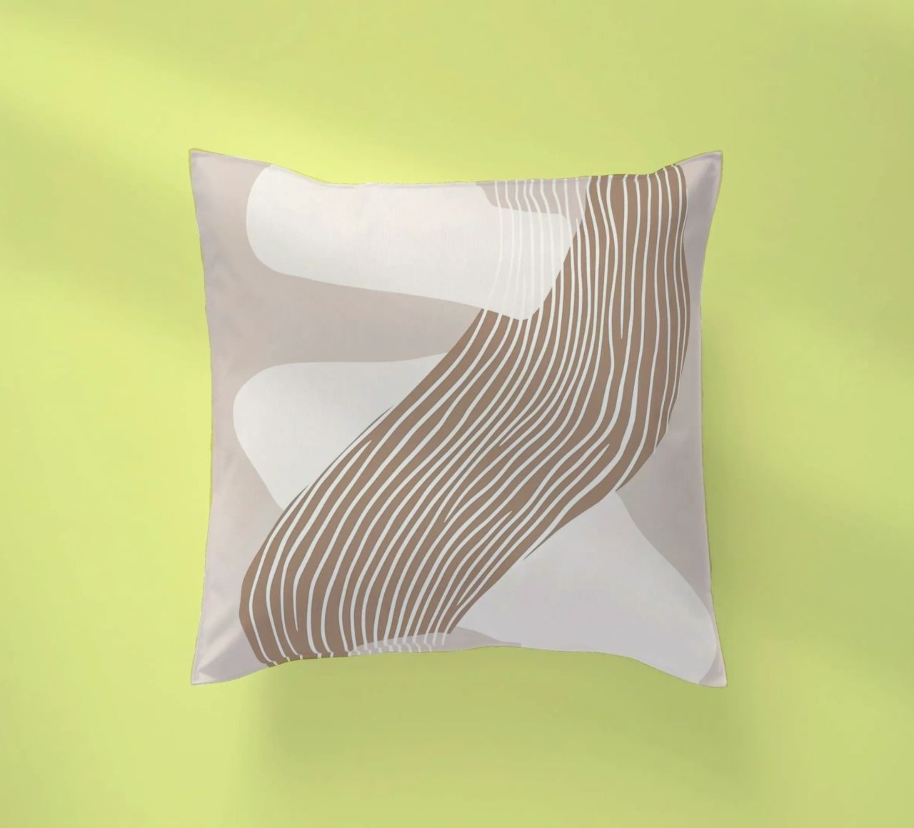 Abstract lines decorative cushion by Imagine