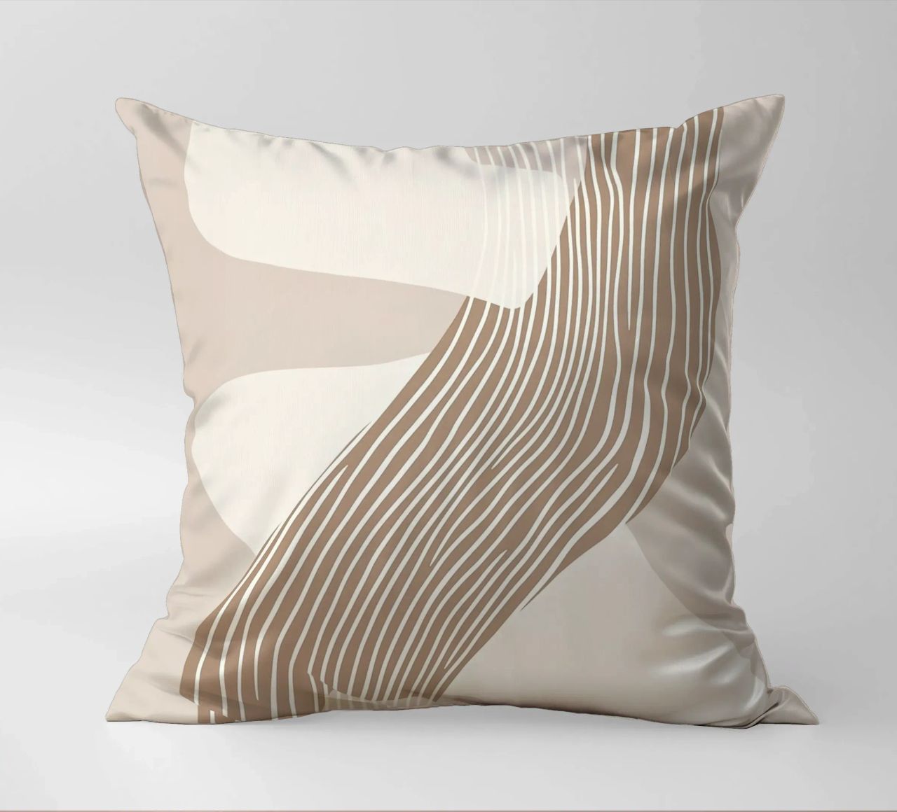 Abstract lines decorative cushion by Imagine
