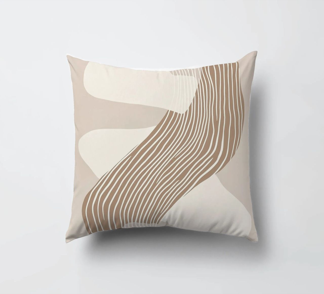Abstract lines decorative cushion by Imagine