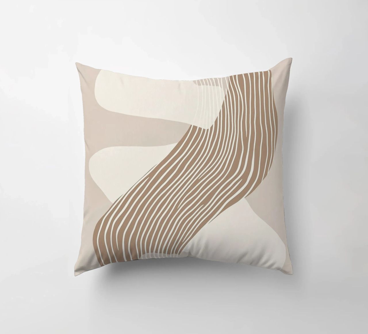 Abstract lines decorative cushion by Imagine