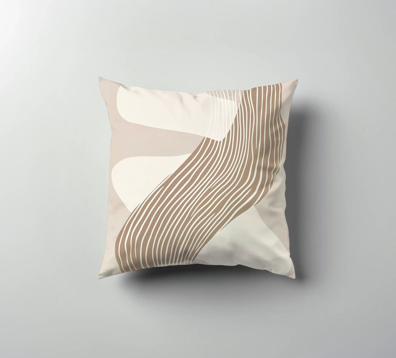 Abstract lines decorative cushion by Imagine
