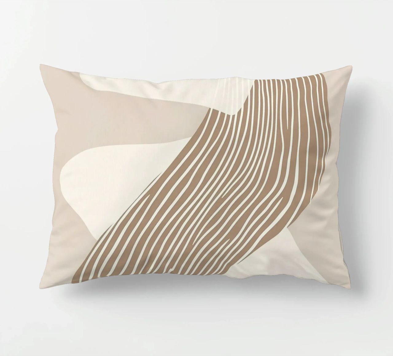 Abstract lines decorative cushion by Imagine