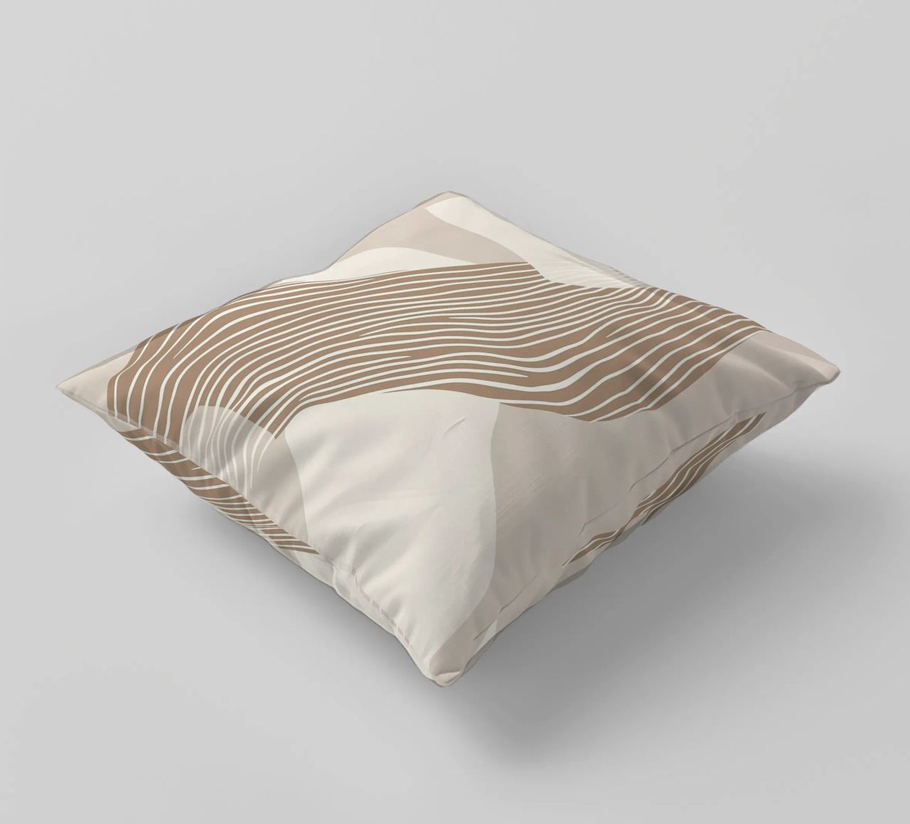 Abstract lines decorative cushion by Imagine