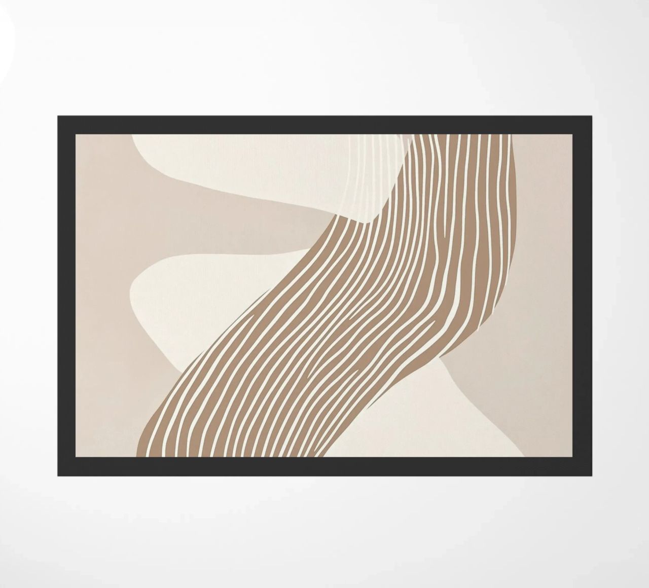 Abstract lines doormat by Imagine