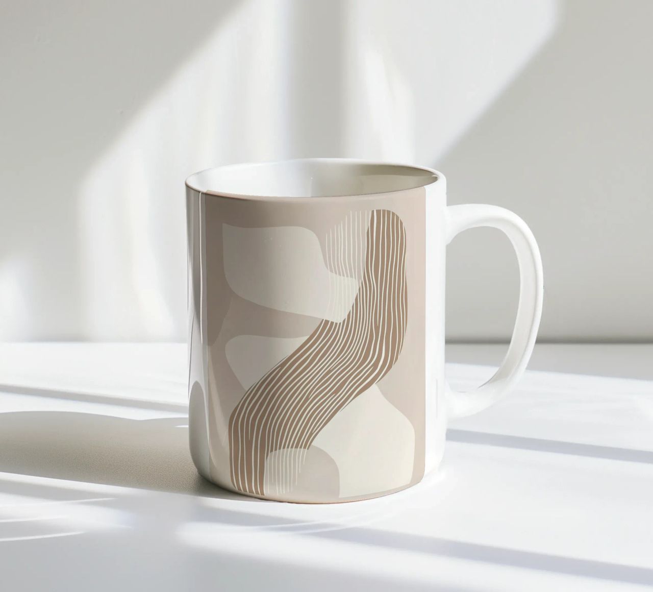 Linee astratte tazza in ceramica da Imagine