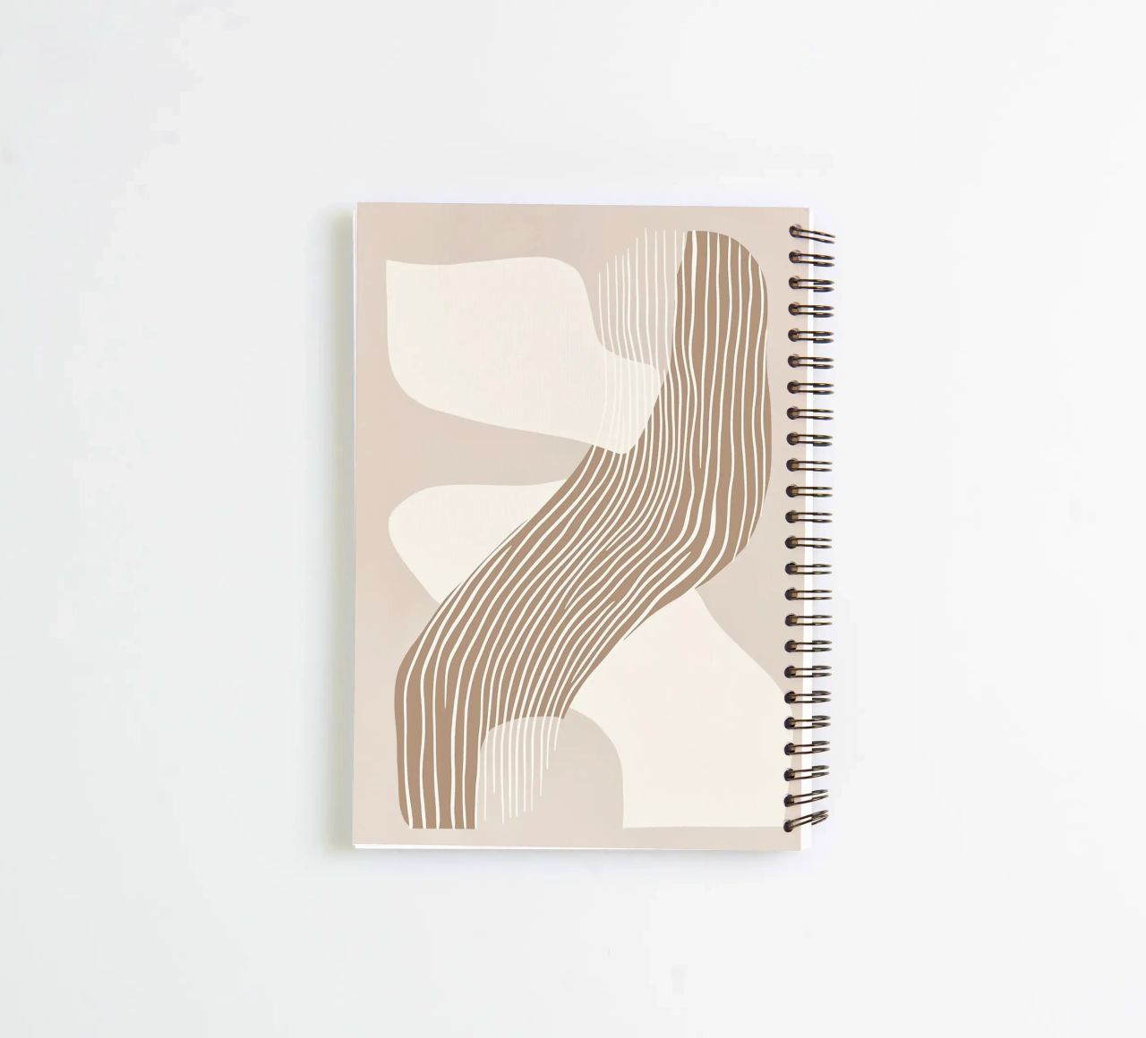 Abstract lines spiral notebook by Imagine