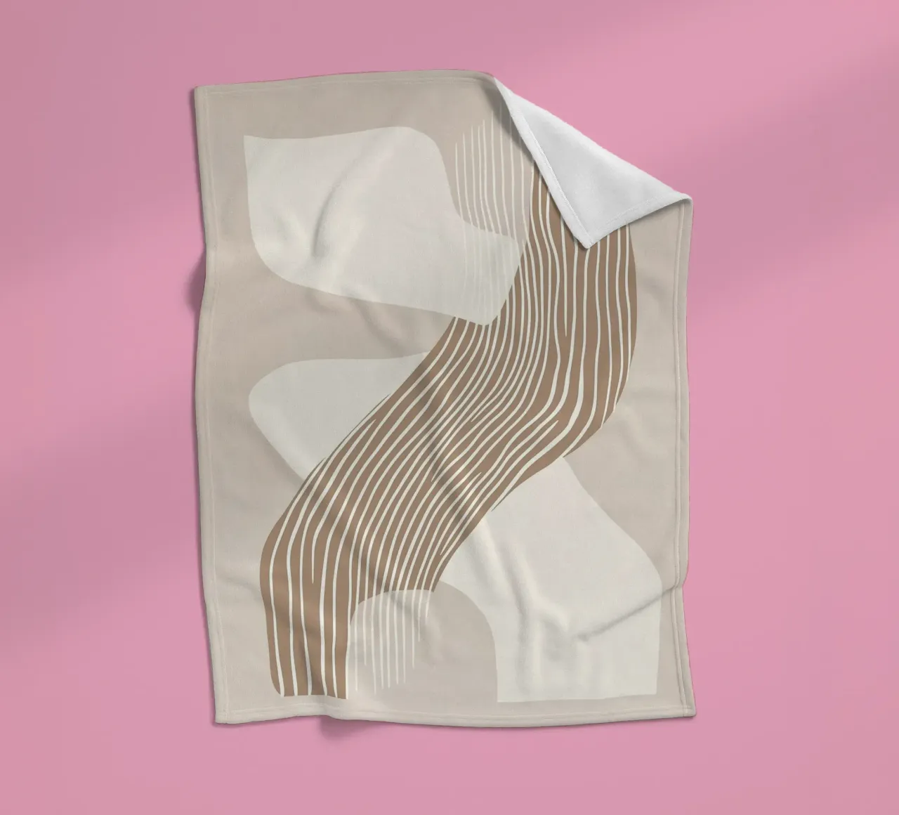 Linee astratte coperta in pile da Imagine