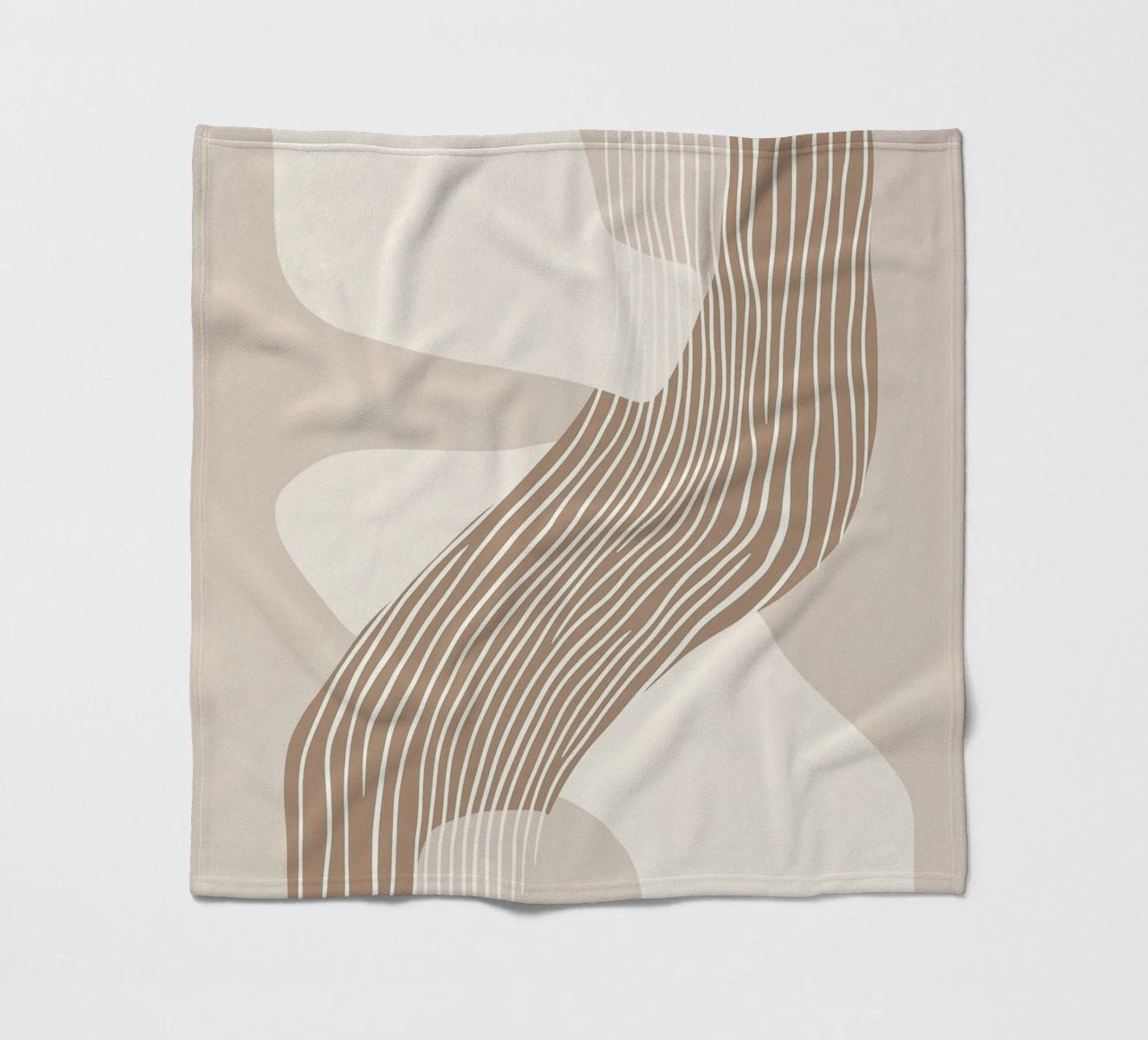 Abstract lines fleece blanket by Imagine