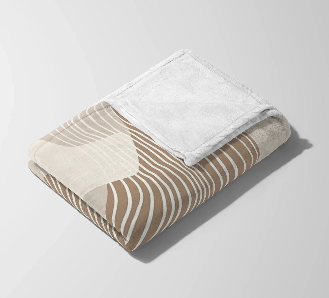 Abstract lines fleece blanket by Imagine