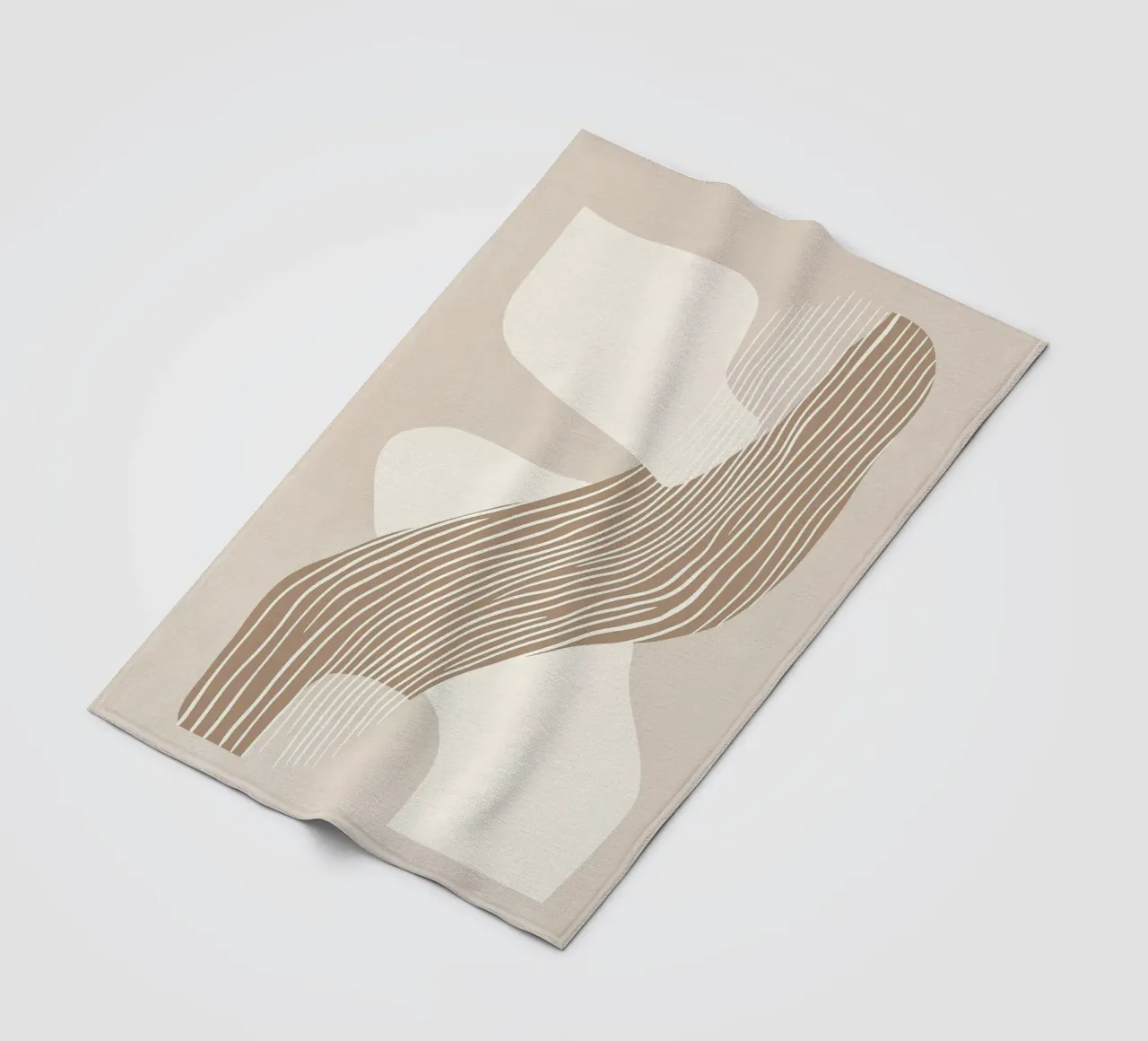 Linee astratte coperta in pile da Imagine