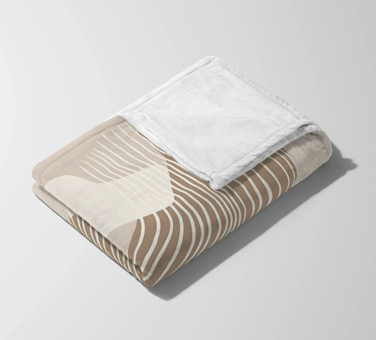Abstract lines fleece blanket by Imagine