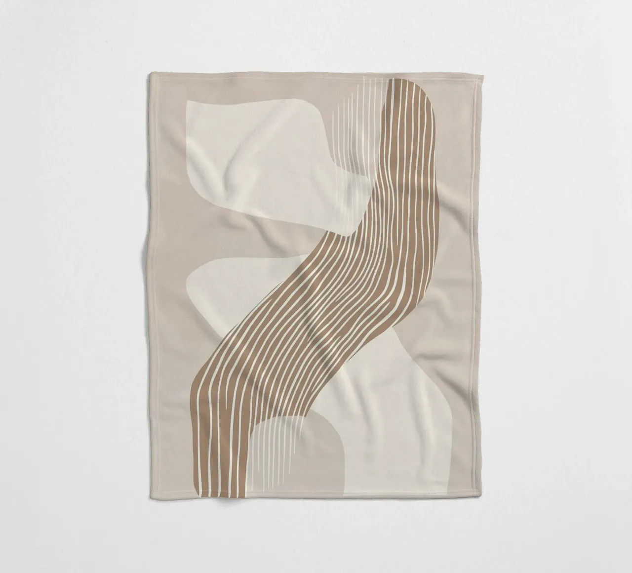 Linee astratte coperta in pile da Imagine