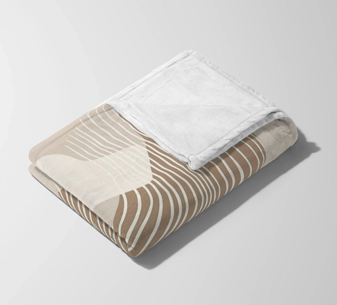 Abstract lines fleece blanket by Imagine