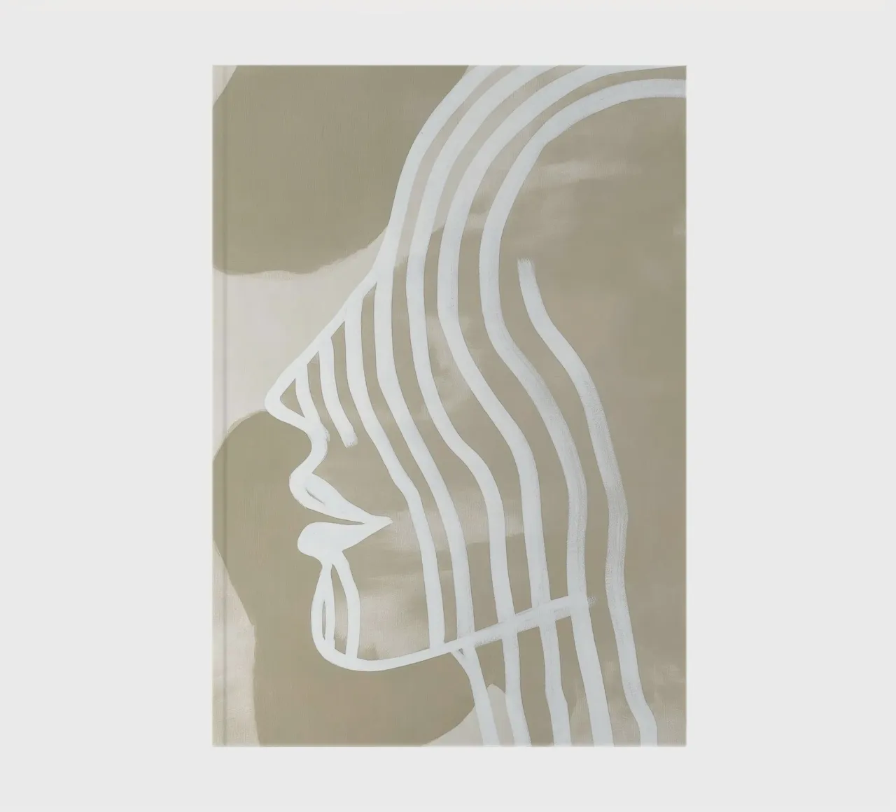 Abstract face notebook by Imagine