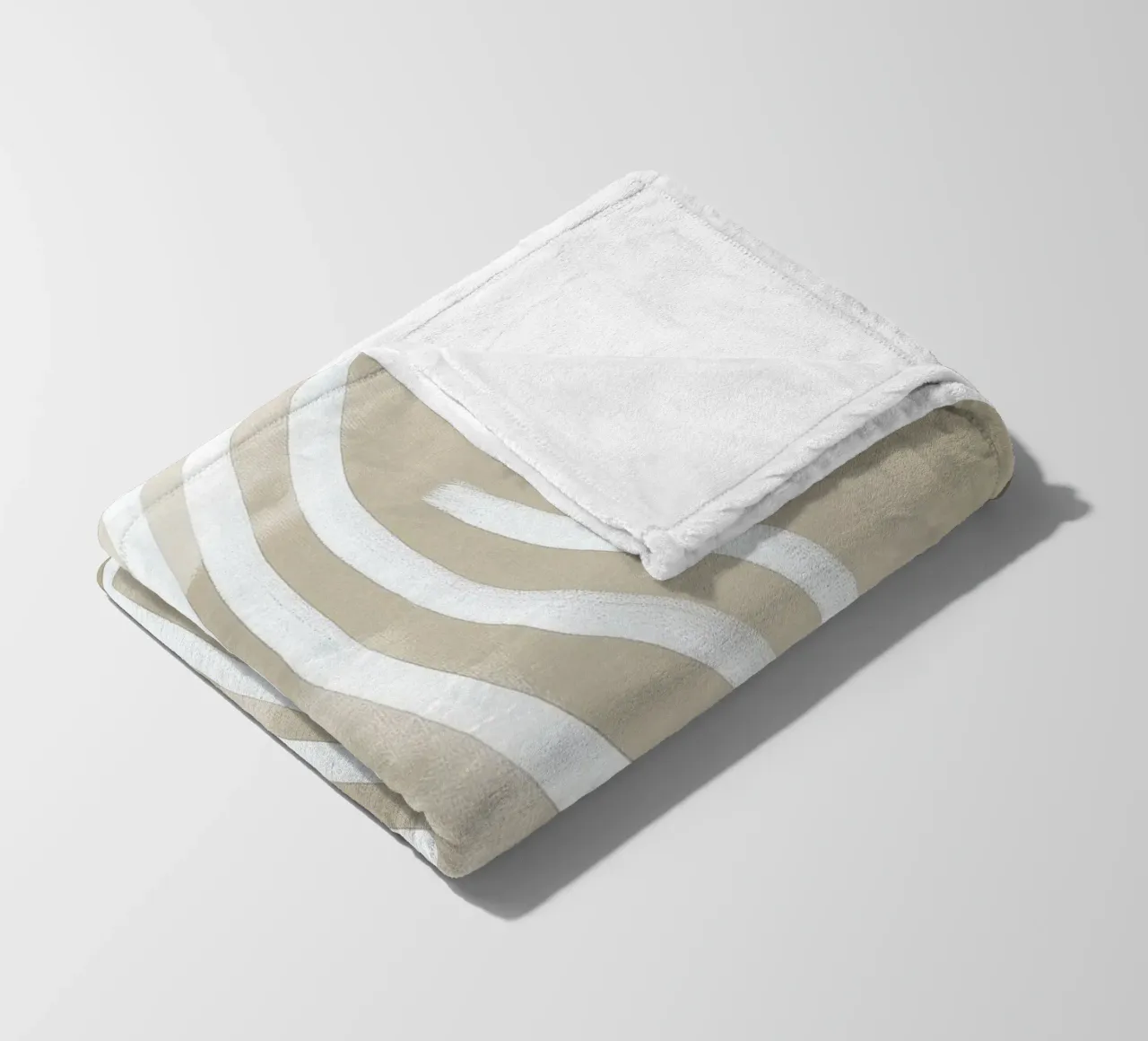 Abstract face fleece blanket by Imagine