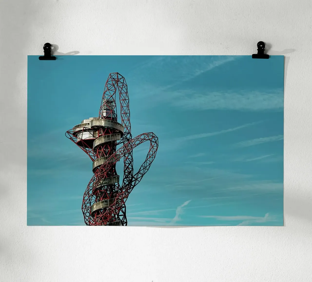 Orbit poster con telaio in legno da Michael Belhadi
