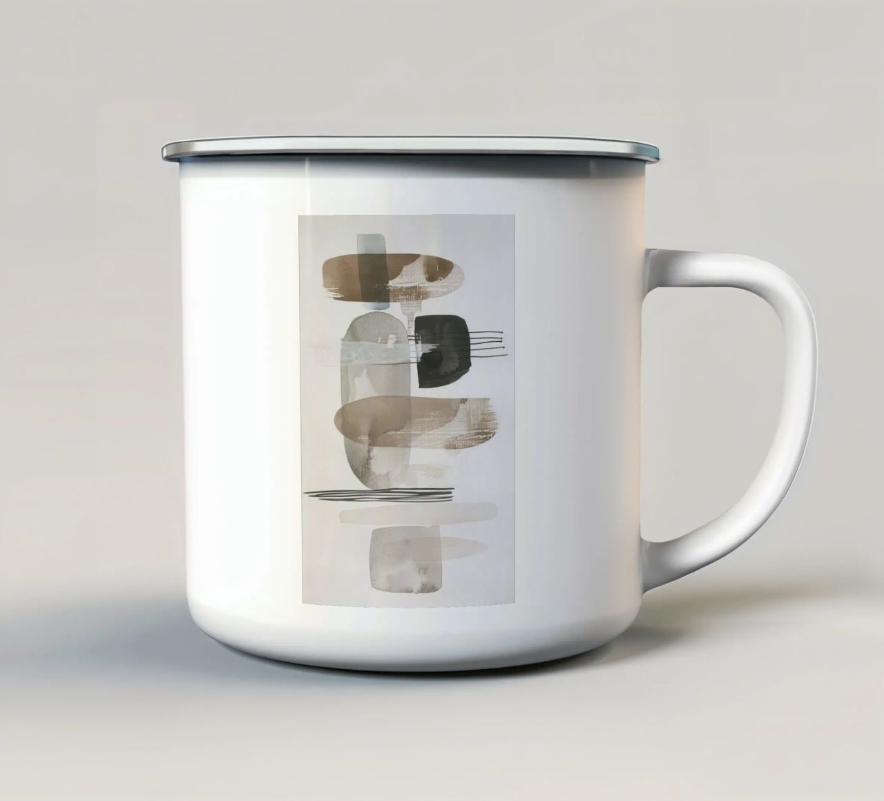 Forme bohémien tazza in smalto da Imagine