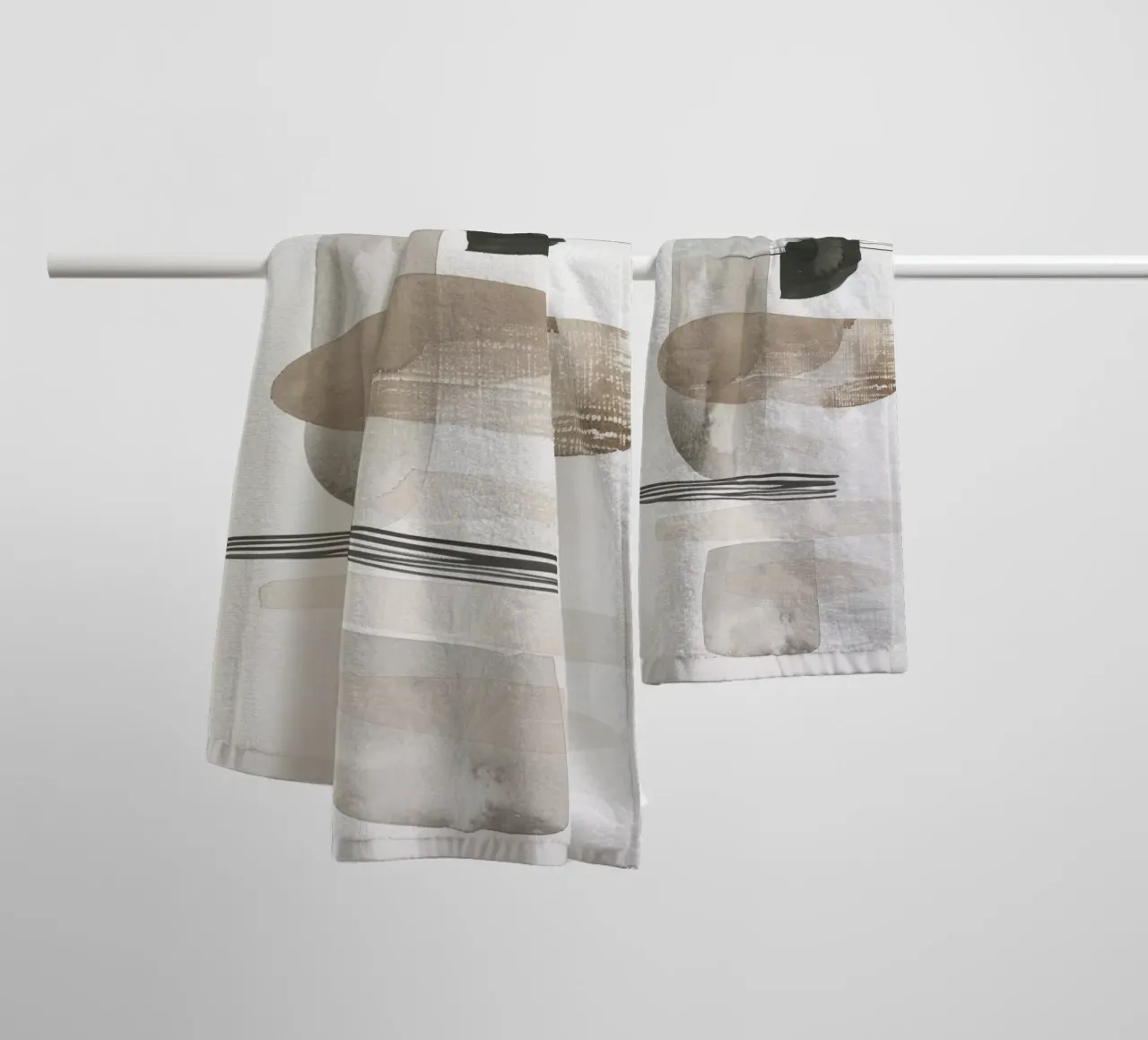Formas bohemias toalla de baño de Imagine