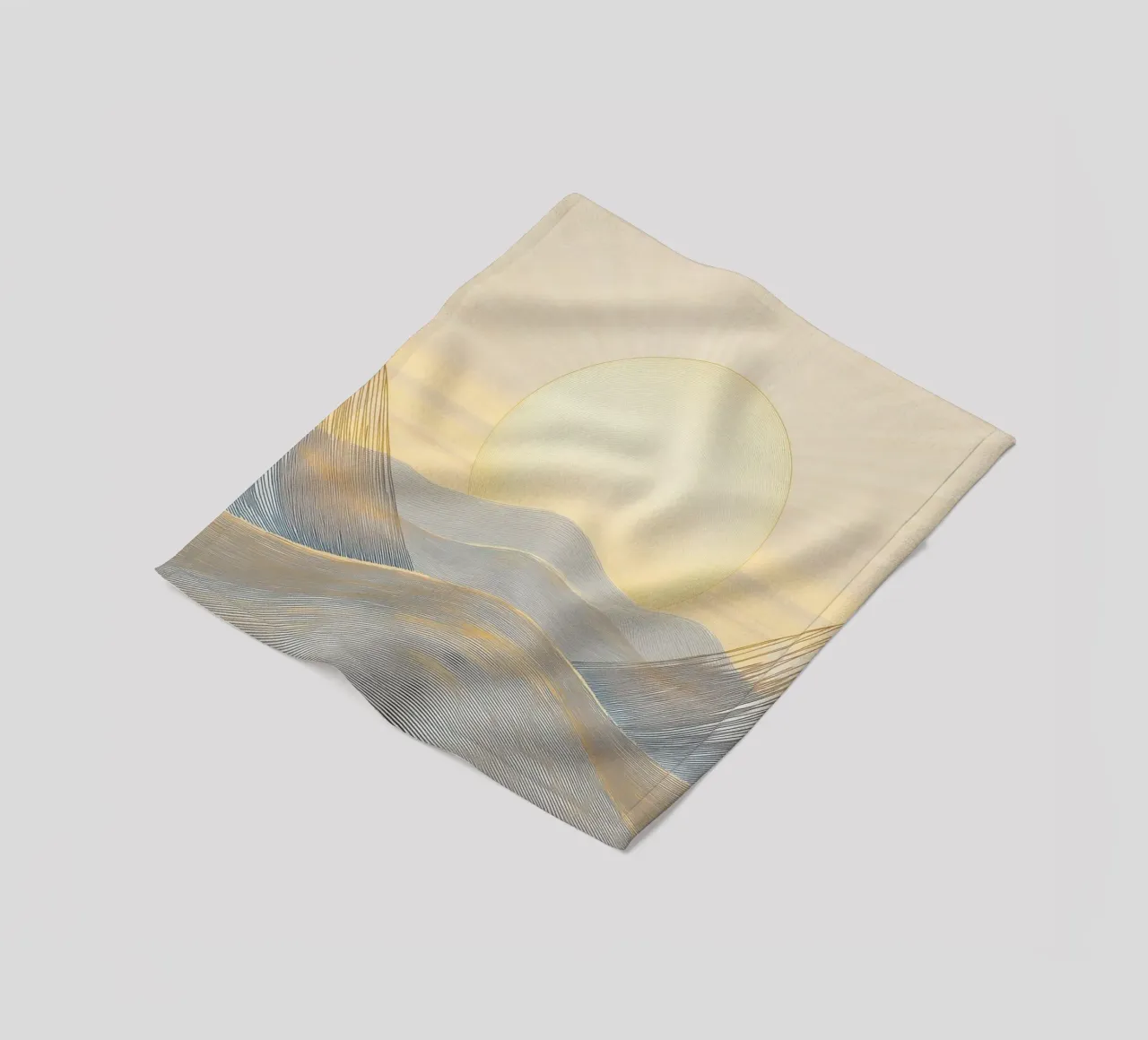 Sole d'oro coperta in pile da Imagine