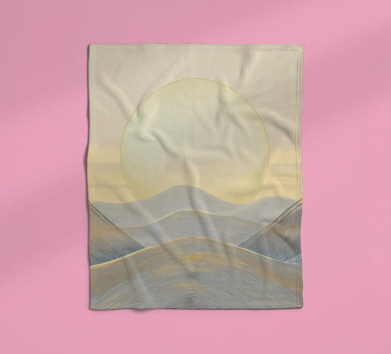 Sole d'oro coperta in pile da Imagine
