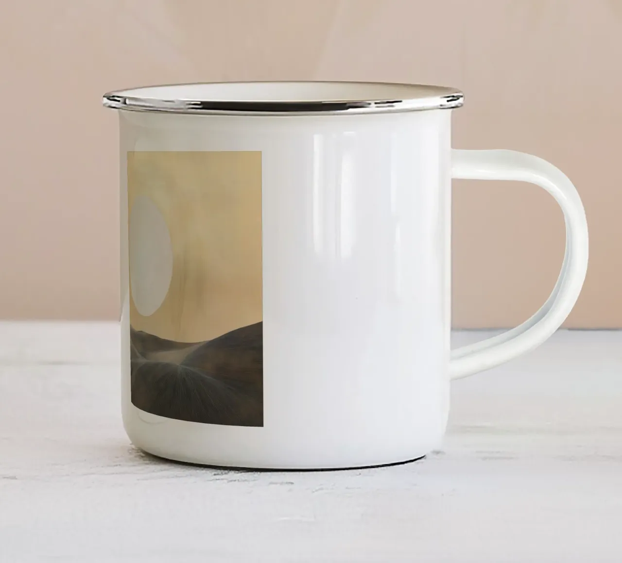 Sole d'oro tazza in smalto da Imagine