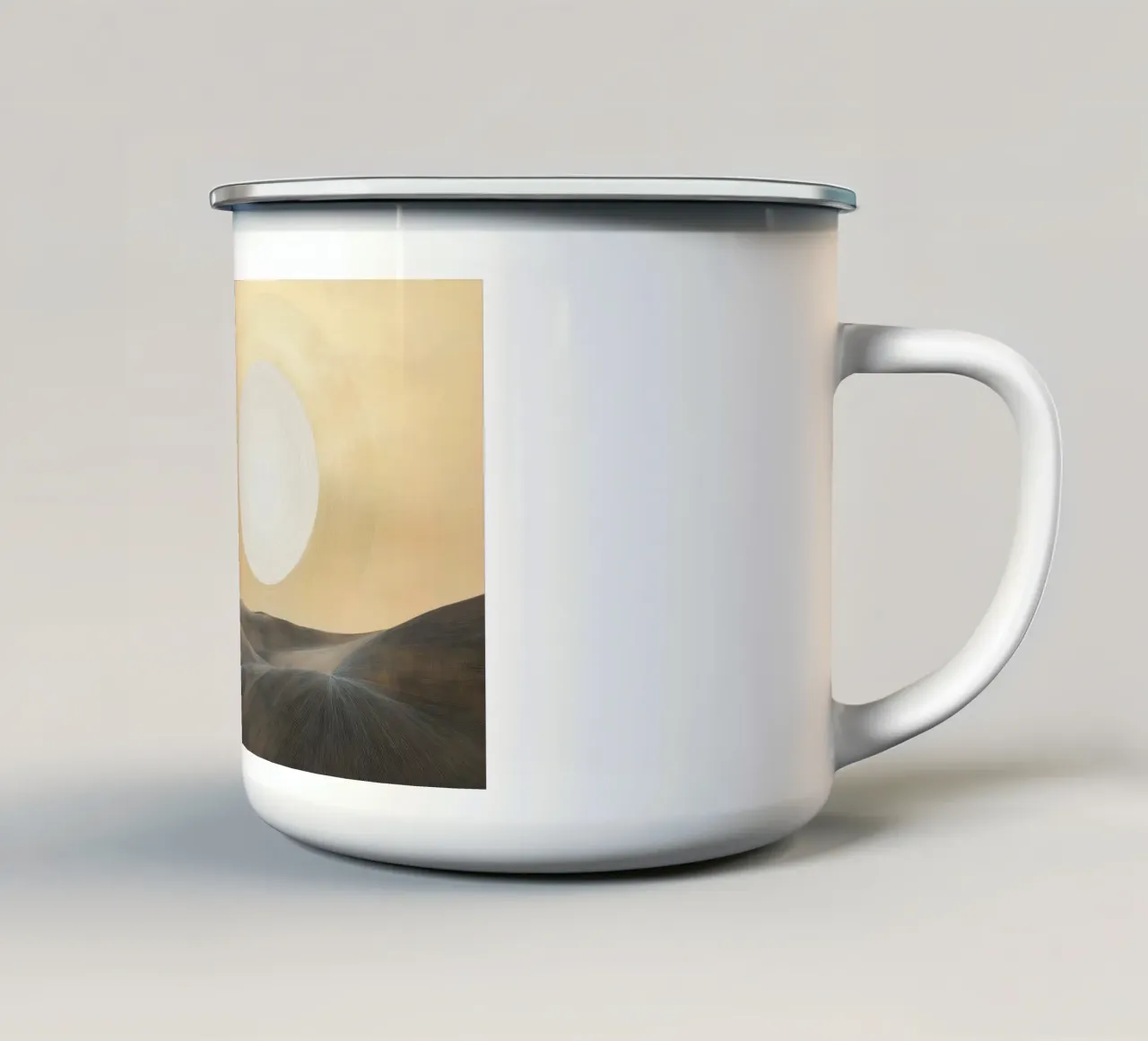 Sole d'oro tazza in smalto da Imagine
