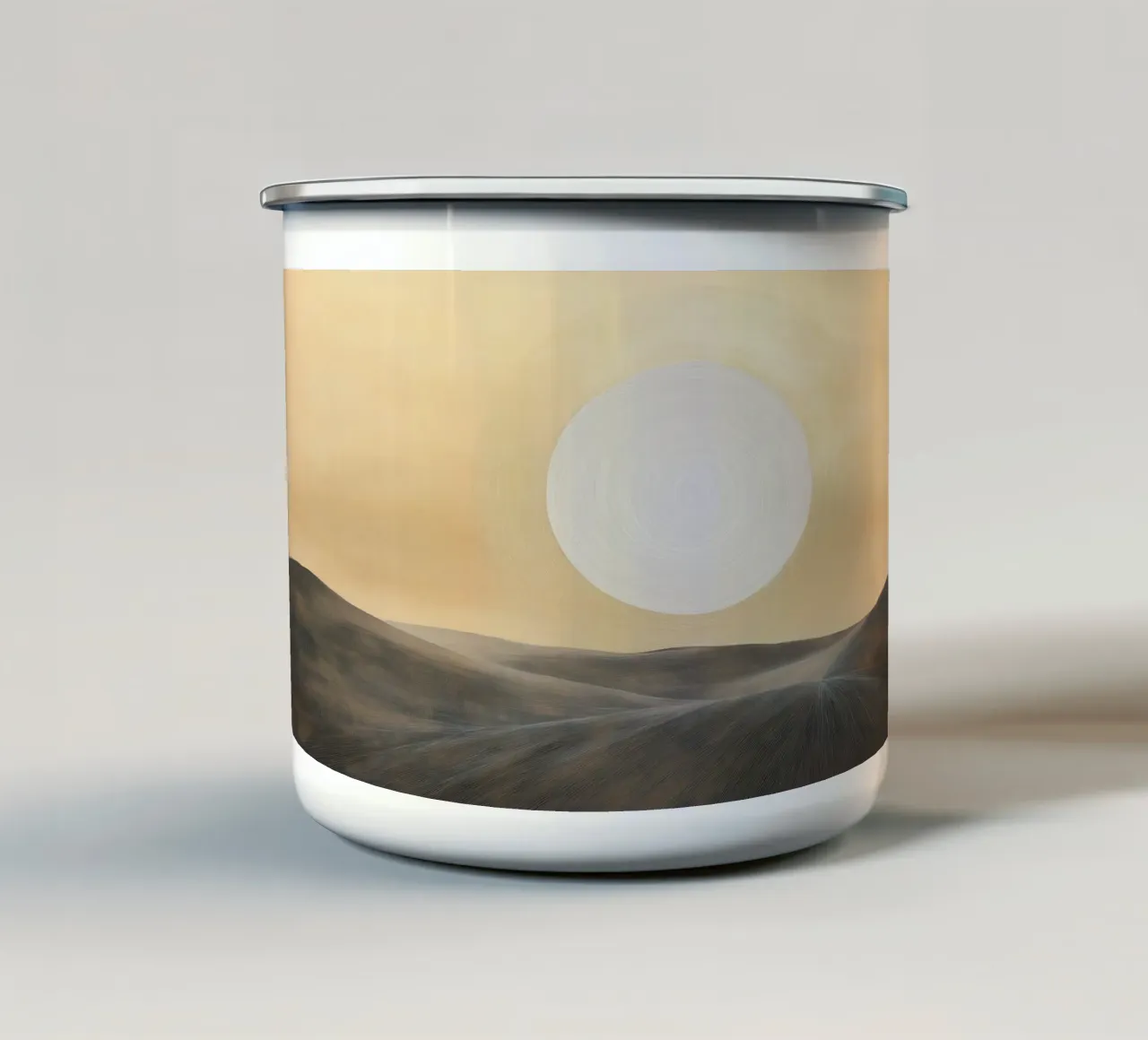 Sole d'oro tazza in smalto da Imagine