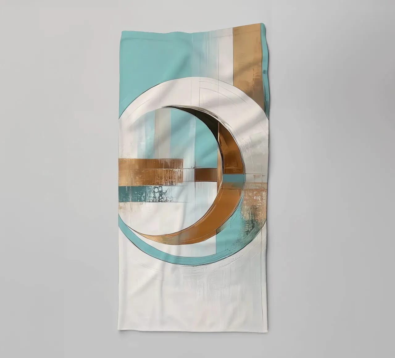 Abstract round towel by Imagine