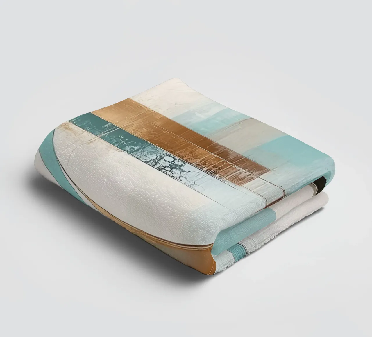 Abstract round towel by Imagine