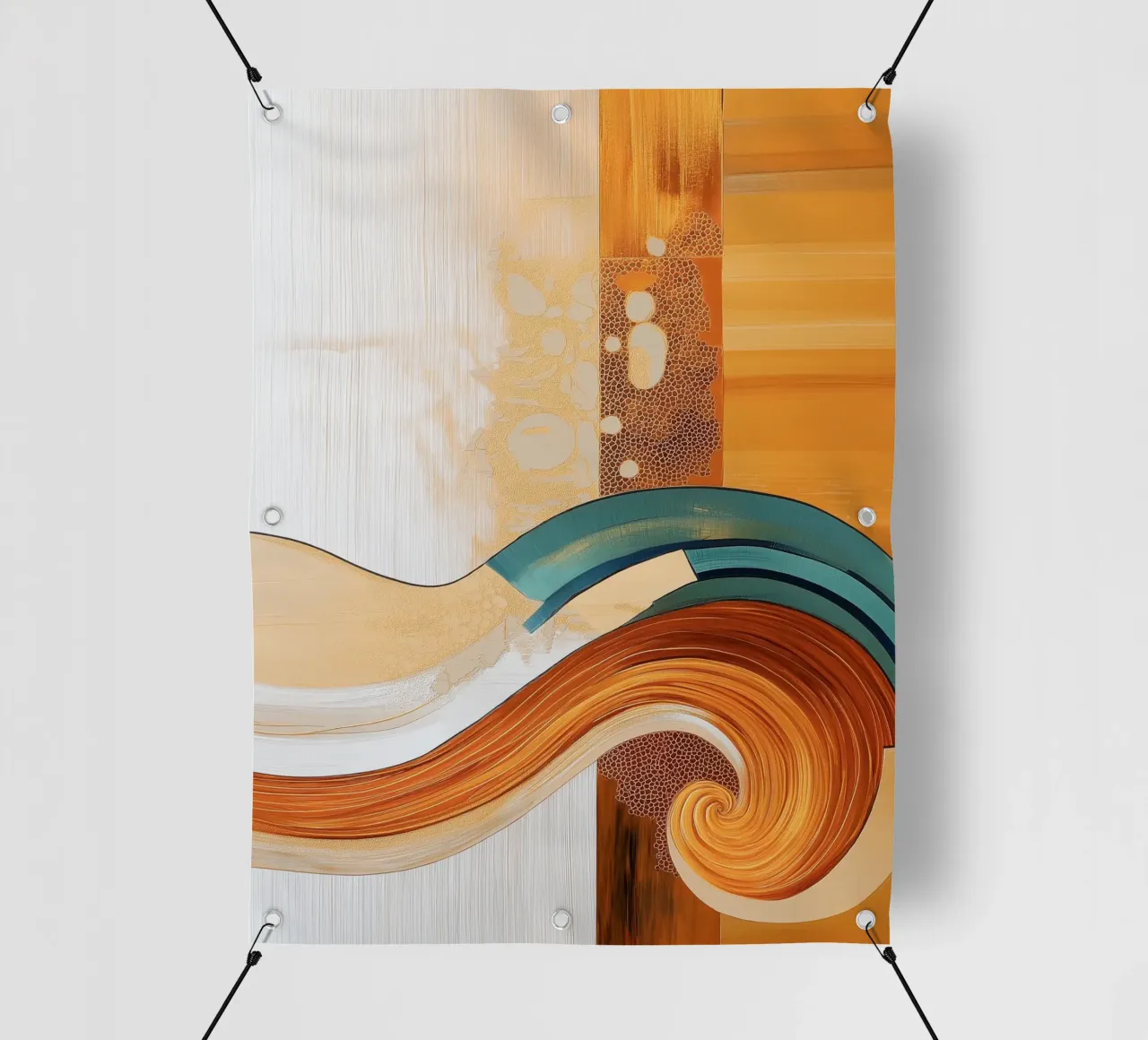 Forme astratte telo in pvc da Imagine