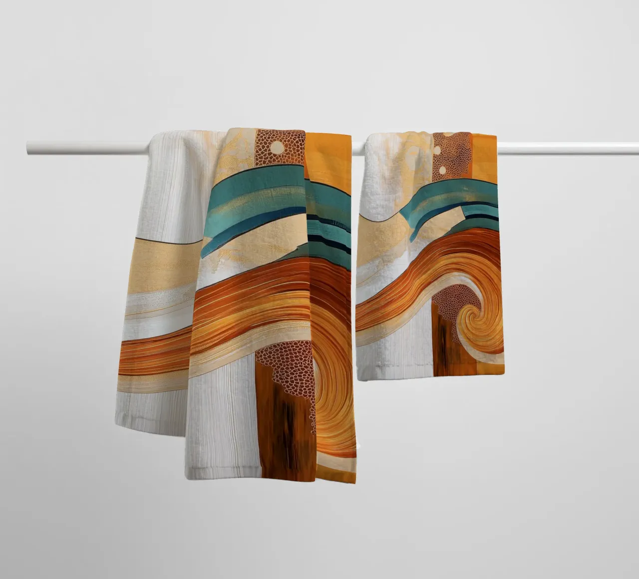 Abstract forms towel by Imagine