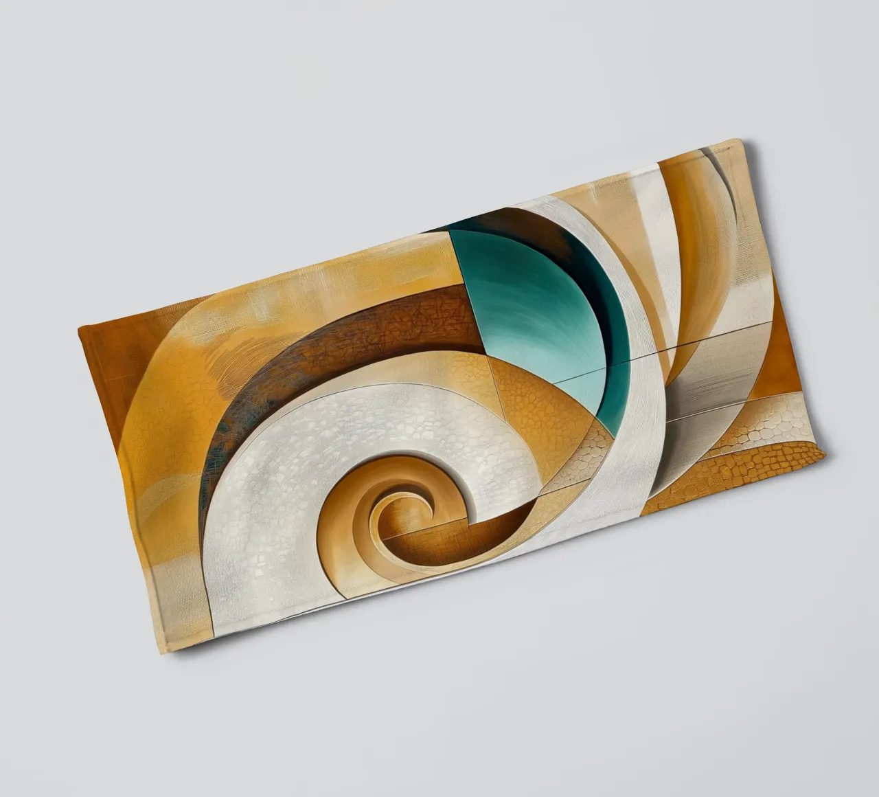 Abstract round shape towel by Imagine