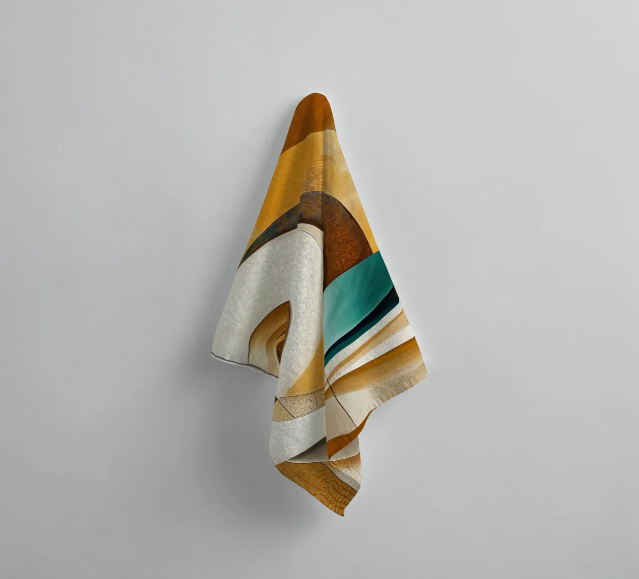 Abstract round shape towel by Imagine