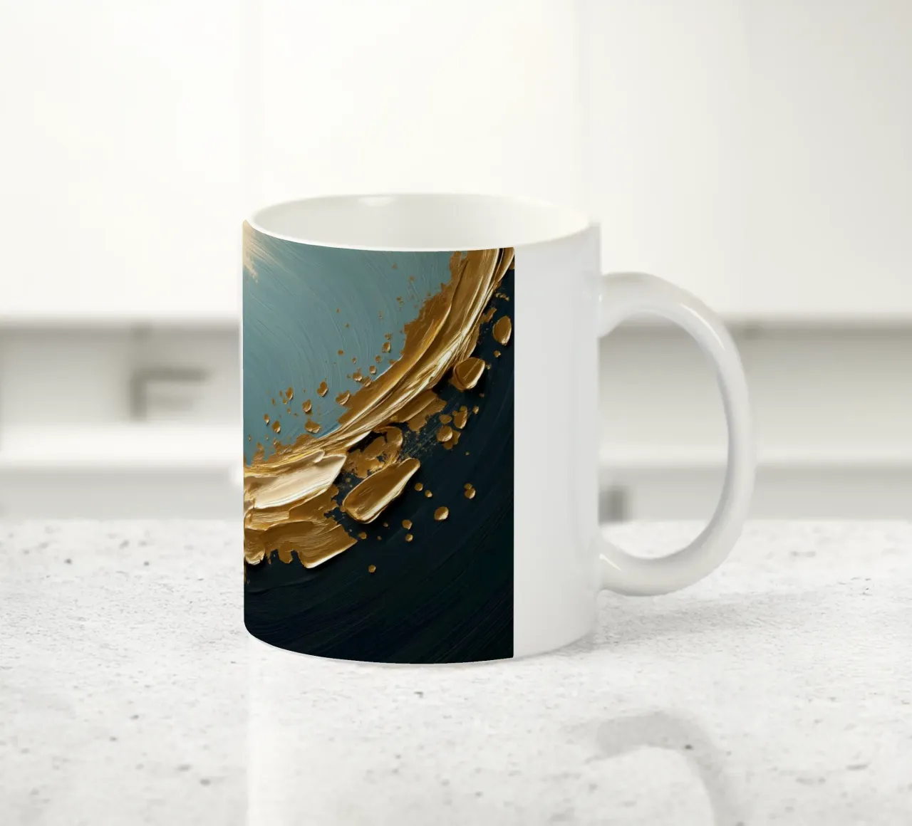 Onda d'oro tazza in ceramica da Imagine